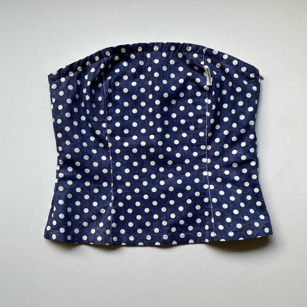 Givenchy vintage strapless top